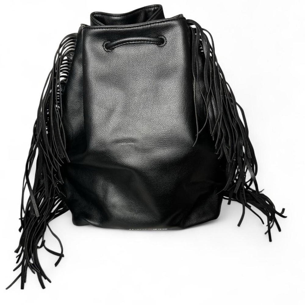 Victoria Secret Boho Faux Leather Fringe Backpack